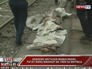 SONA: Babaeng inutusan mamalengke, patay nang mahagip ng tren sa Maynila