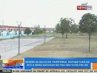 NTG: Xevera sa Bacolor, Pampanga, napabayaan na mula nang kasuhan ng Pag-IBIG si Lee