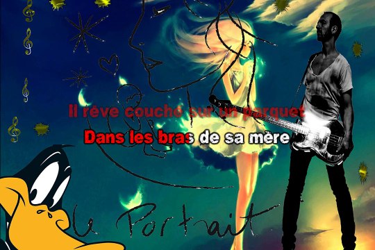 Calogero - Le portrait KARAOKE / INSTRUMENTAL