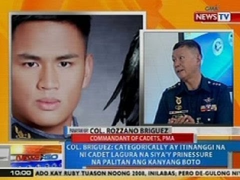 NTG: Panayam kay PMA Commandant of Cadets Col. Briguez kaugnay sa apela ni Cudia