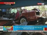 BP: 4 patay sa banggaan ng kotse at trailer truck sa Dasmariñas, Cavite