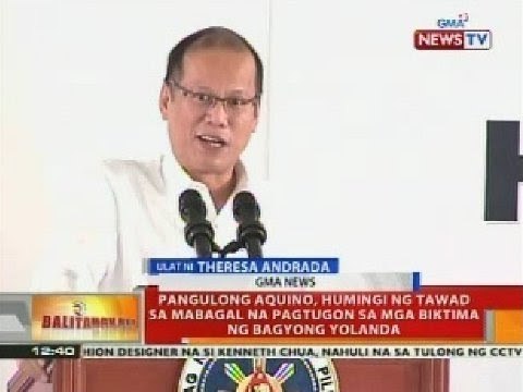 BT: PNoy, humingi ng tawad sa mabagal na pagtugon sa mga biktima ng Bagyong Yolanda