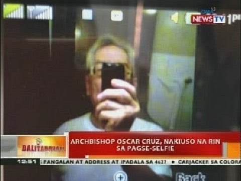 BT: Archbishop Oscar Cruz, nakiuso na rin sa pagse-selfie