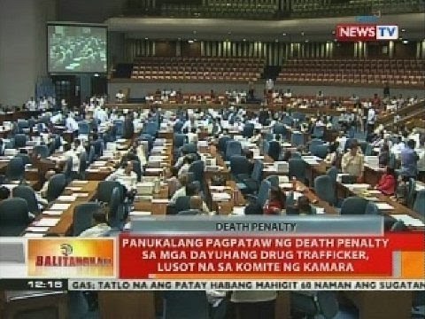 Panukalang pagpataw ng death penalty sa mga dayuhang drug trafficker, lusot na sa komite ng Kamara