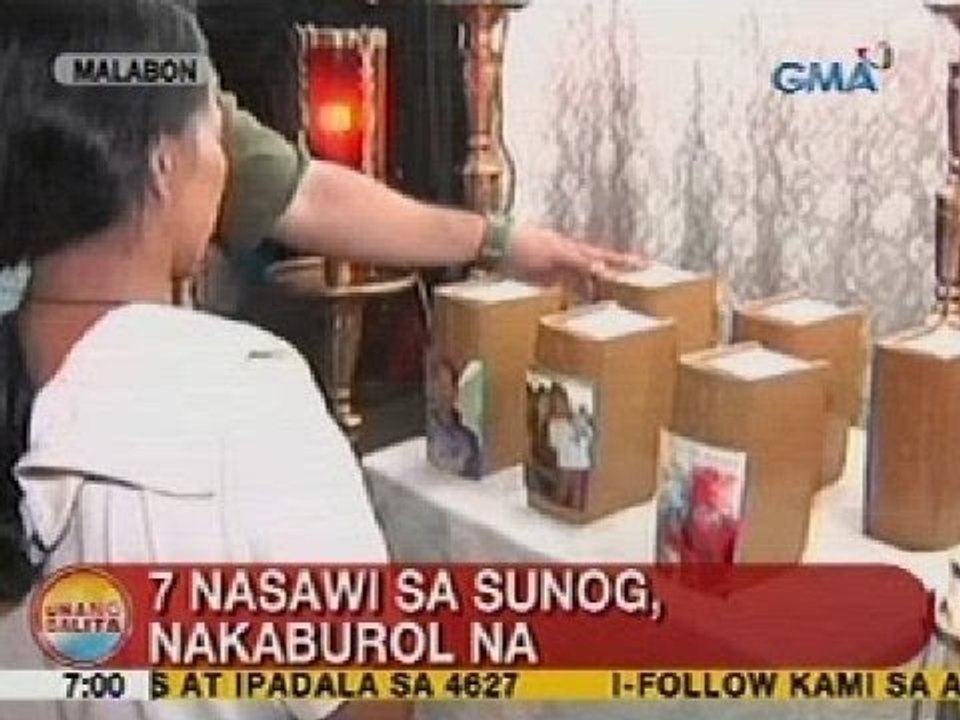 UB: 7 nasawi sa sunog sa Malabon, nakaburol na