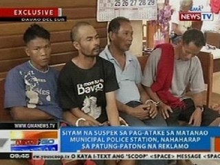 NTG: 9 na suspek sa pag-atake sa Matanao, nahaharap sa patong-patong na reklamo