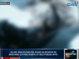 Lalaki, binuhusan ng asido ng dating nobya at bestfriend nito; 2 suspek, arestado