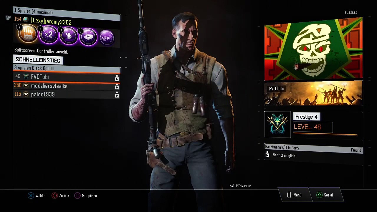 BLACK OPS 3 Zombies | Road to Prestigemeister Lvl. 200