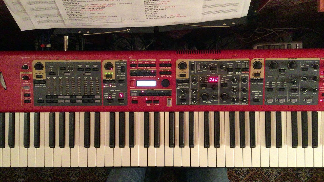 Hair - Good Morning Starshine - piano synthétiseur clavier