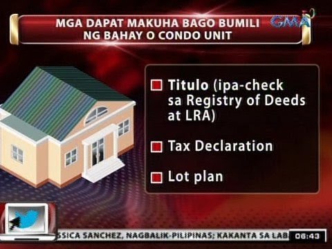 24 Oras: Tips sa pagbili ng bahay o condo unit