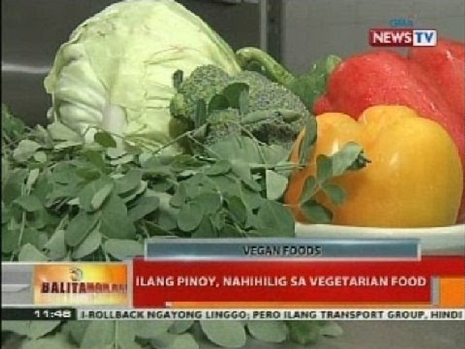 BT: Ilang pinoy, nahilig sa vegetarian food