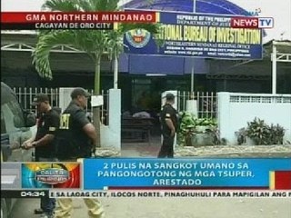 2 pulis na sangkot umano sa pangongotong ng mga tsuper, arestado sa Cagayan de Oro City