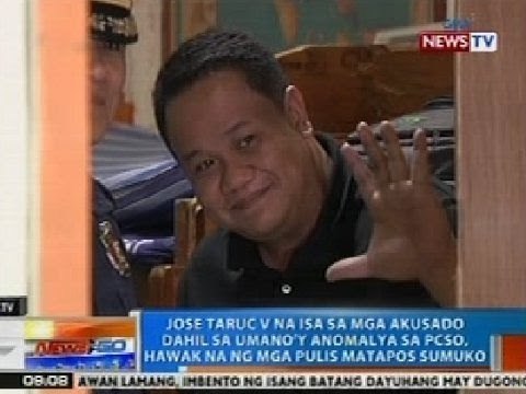 NTG: Jose Taruc V na isa sa mga akusado dahil sa umano'y anomalya sa PCSO, hawak na ng mga pulis