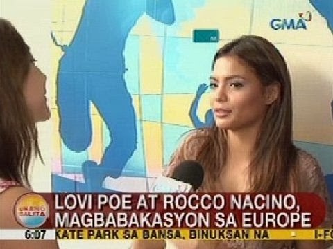 UB: Lovi Poe at Rocco Nacino, magbabakasyon sa Europe