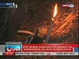 NTVL: 4 sa mga narekober na bangkay ng mangingisda, inilibing na sa mass grave