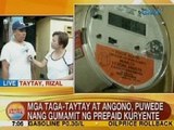 UB: Mga taga-Taytay at Angono, puwede nang gumamit ng prepaid kuryente