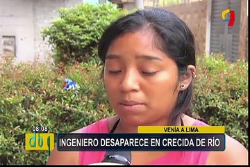 Apurímac: piden ayuda para encontrar a ingeniero desaparecido en crecida de río