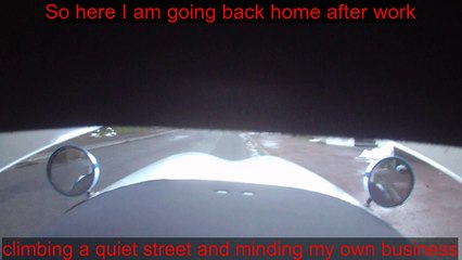 Velomobile QuattroVelo 004 - "I didn't see you" accident