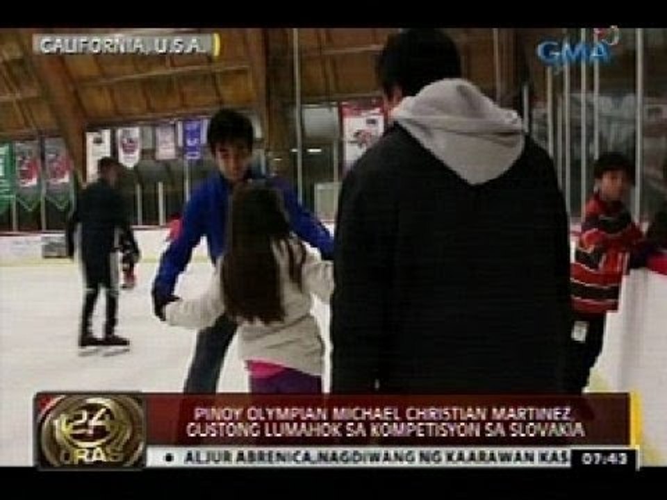 Pinoy Olympian Michael Christian Martinez, gustong lumahok sa kompetisyon sa Slovakia