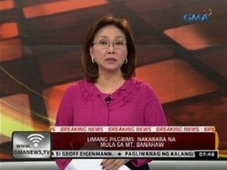 Limang pilgrims sa Mt. Banahaw, nakababa na, patungo ngayon ng police station