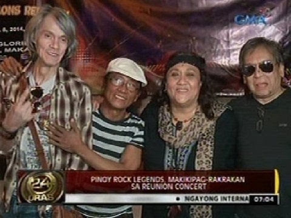 24Oras: Pinoy rock legends, makikipag-rakrakan sa reunion concert