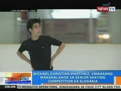 NTG: Michael Martinez, umaasang makasali sa senior skating competition sa Slovakia