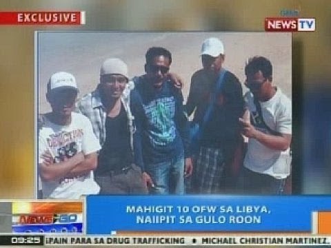 NTG: Mahigit 10 OFW, naiipit sa gulo sa Libya