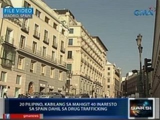 20 Pilipino, kabilang sa mahigit 40 inaresto sa Spain dahil sa drug trafficking