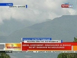 BT: Aerial assessment, isinasagawa sa bahagi ng Mt. Banahaw na nasusunog
