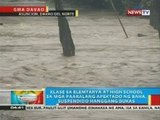 Klase sa elementarya at high school sa mga paaralang apektado ng baha sa Davao del Norte, suspendido