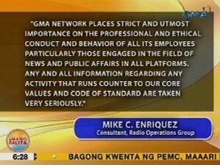 UB: Pahayag ng dzBB kaugnay sa balitang nakatanggap umano ng kickback si Melo del Prado