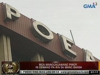 24 Oras: Mga manggagawang Pinoy, in demand pa rin sa ibang bansa
