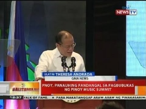 BT: PNoy, panauhing pandangal sa pagbubukas ng Pinoy Music Summit