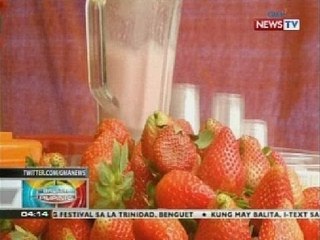 BP: Sweet at refreshing treats, tampok sa strawberry festival sa La Trinidad, Benguet