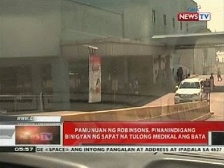 QRT: 3-anyos na bata, sugatan nang maipit sa walkalator