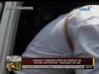 24 Oras: Umano'y cybersex dens na sangkot sa "online sextortion," sinakalay ng NBI