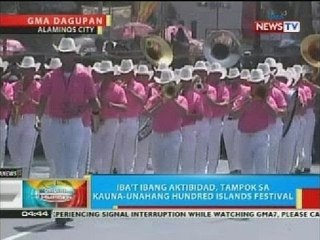 BP: Iba't ibang aktibidad, tampok sa kauna-unahang Hundred Islands festival sa Alaminos City