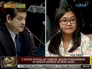 Download Video: 24 Oras: Dalawang dating opisyal ng Nabcor, muling pahaharapin sa Senate hearing sa PDAF scam