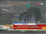 BT: Malakas na ulan, naranasan sa Surigao City dahil sa Bagyong Caloy