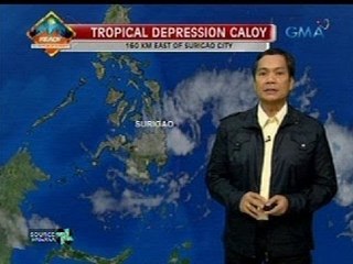 Bagyong Caloy, inaasahang magla-landfall sa Surigao