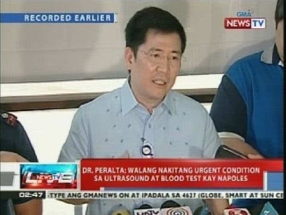 NTVL: Janet Lim-Napoles, binibigyan ngayon ng generic pain reliever