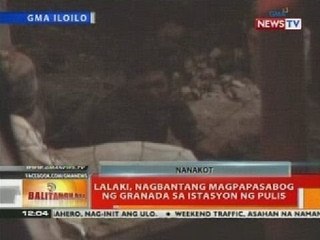 BT: Lalaki, nagbantang magpapasabog ng granada sa istasyon ng pulis