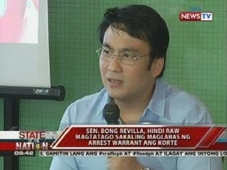 Sen. Bong Revilla, hindi raw magtatago sakaling maglabas ng arrest warrant ang korte