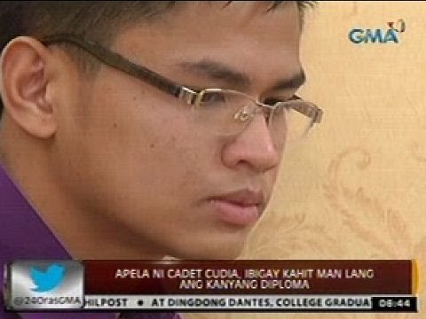 24 Oras: Apela ni Cadet Cudia, ibigay kahit man lang ang kanyang diploma