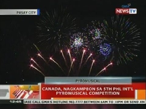 Canada, nagkampeon sa 5th Phl Int'l pyromusical competition