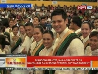 Dingdong Dantes, naka-graduate na ng College sa kursong Technology Management