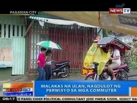 NTG: Malakas na ulan, nagdulot ng perwisyo sa mga commuter sa Pagadian City