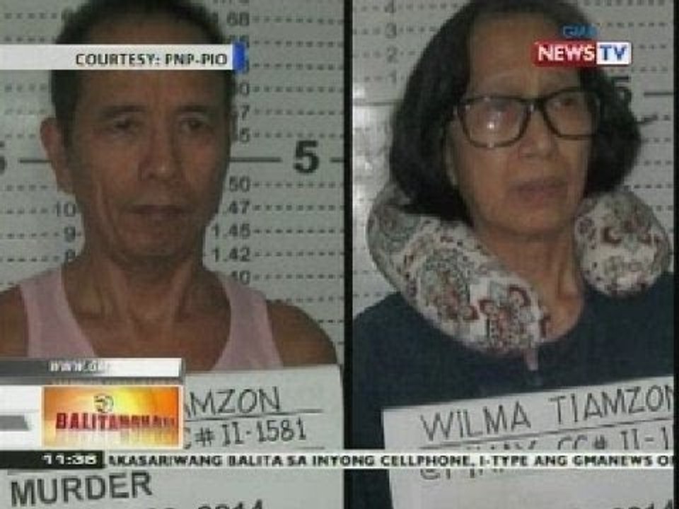 Umano'y lider ng CCP-NPA na sina Benito at Wilma, nakakulong na sa Camp Crame