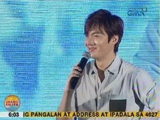 UB: Lee Min Ho, pinagkaguluhan ng fans sa meet and greet