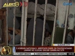 24 Oras: 5 korean nationals, arestado dahil sa pagpapatakbo ng illegal online gambling site
